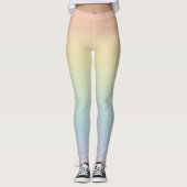 Leggings Arc-en-ciel pastel (Devant)