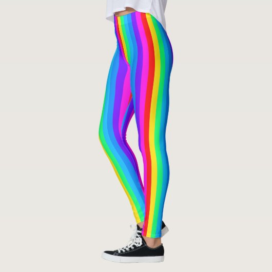 Leggings Arc-en-ciel rayé (Gauche)