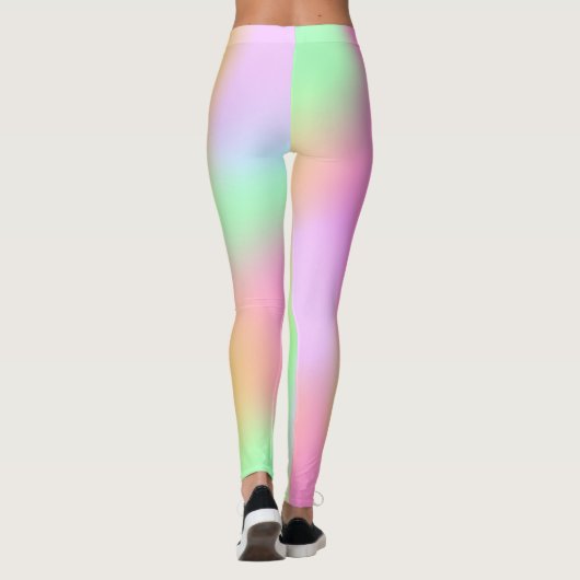 Leggings arc-en-ciel rose (Dos)