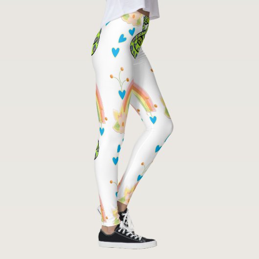 Leggings arc-en-ciel serpent (Droite)