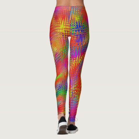 Leggings Arc-en-ciel tissé (Dos)