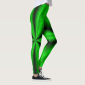 Leggings Arc-en-ciel vert noir dans Elephantenskin leathero (Droite)