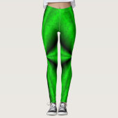 Leggings Arc-en-ciel vert noir dans Elephantenskin leathero (Devant)