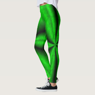 Leggings Arc-en-ciel vert noir dans Elephantenskin leathero