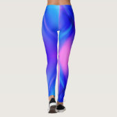 Leggings arc-en-ciel violet (Dos)