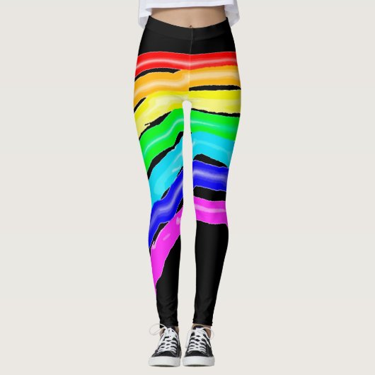 Leggings Arc-en tiré (Devant)