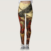 Leggings Archangel Michael avec le diable (Devant)