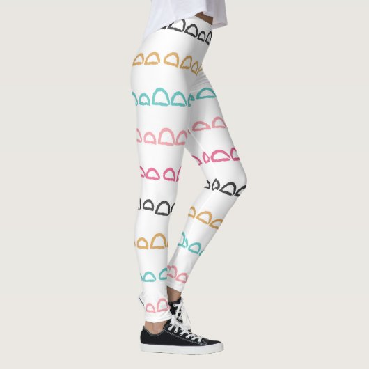 Leggings Arche arc-en-ciel rétro (Droite)