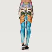 Leggings "Arches Au Bord De La Mer" (Dos)
