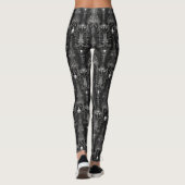 Leggings Architecture Éffrayante gothique Dark Alien Web Sp (Dos)