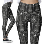 Leggings Architecture Éffrayante gothique Dark Alien Web Sp<br><div class="desc">Leggings d'architecture Éffrayante gothique | Dark Alien Web Design Explorez l'allure mystérieuse de mes Leggings d'architecture Éffrayante gothique, avec un design unique qui rappelle les toiles d'araignée avec des influences aliens subtiles. L'intrigant motif, qui ressemble à des emblèmes crâniens à l'intérieur d'ectoplasmes à cordes ornées d'araignées, est sûr de déclencher...</div>