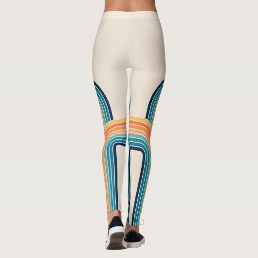 Leggings Arcs triples et colorés (Dos)