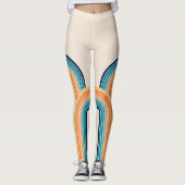 Leggings Arcs triples et colorés (Devant)