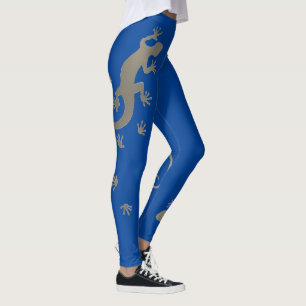 Leggings Argent courant de Gecko + votre backgr. et idées