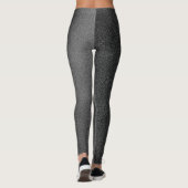 Leggings Argent noir de luxe (Dos)