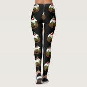 Leggings argent yeux pub de noël (Dos)