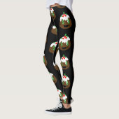 Leggings argent yeux pub de noël (Gauche)