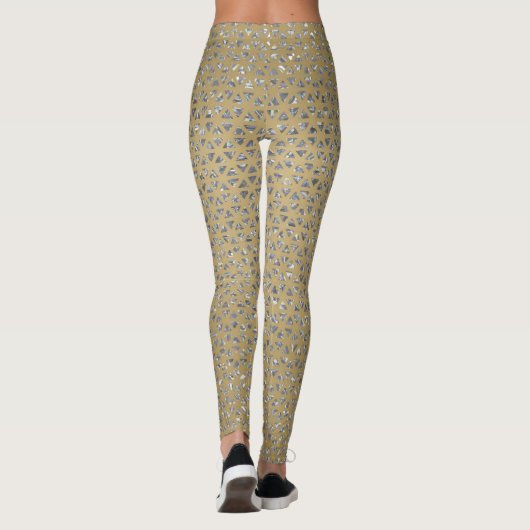 Leggings argentés (Dos)