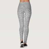 Leggings argentés (Dos)