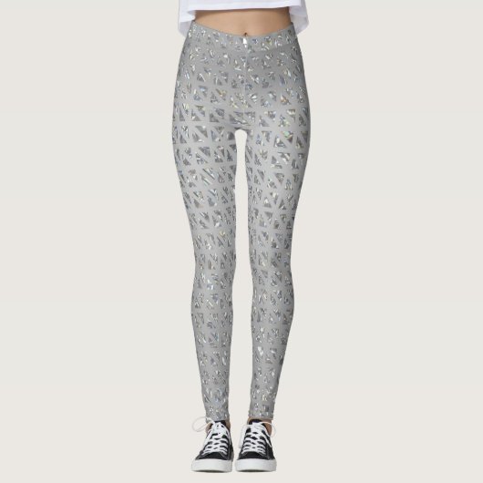 Leggings argentés (Devant)