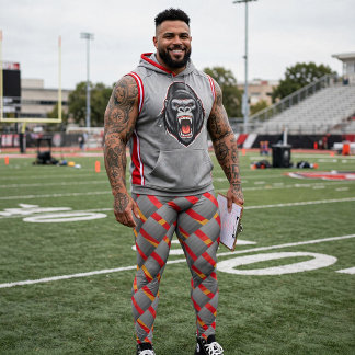 Leggings argentés dos