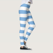 Leggings Argentine Couleurs du drapeau national Horizontal (Droite)