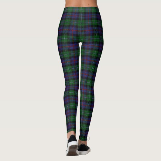 Leggings Argyll District Tartan avec monogramme / initiales (Dos)