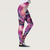 Leggings Aria Abstraite : Légumineuses couchées de soleil (Droite)