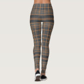 Leggings Aria Grace Urban Copper Grid Plaid Pattern RUN DMC (Dos)