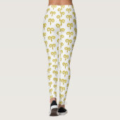 Leggings Aries Golden Astrologie Custom (Dos)