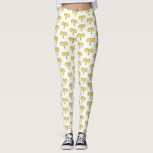 Leggings Aries Golden Astrologie Custom
