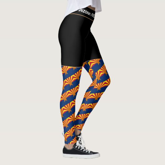 Leggings Arizona Flag & America States, États-Unis mode/spo (Droite)