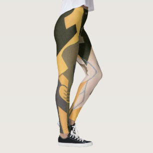 Leggings Arlequin à une table de Juan Gris, Cubisme Vintage