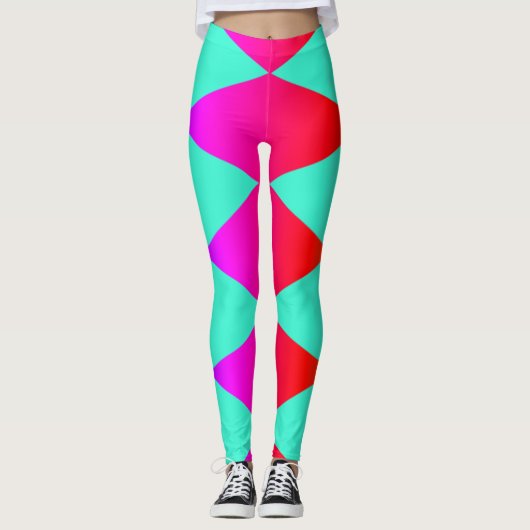 Leggings Arlequin arc-en-ciel Diamond (Devant)