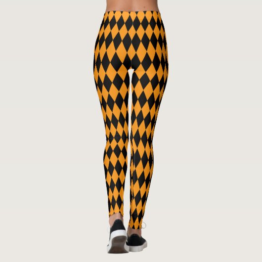 Leggings Arlequin d'Halloween (Dos)