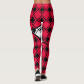 Leggings Arlequin en Blob Rose (Dos)