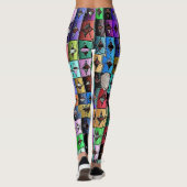 Leggings Arlequin géométrique (Dos)