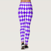 Leggings Arlequin Indigo électrique (Dos)