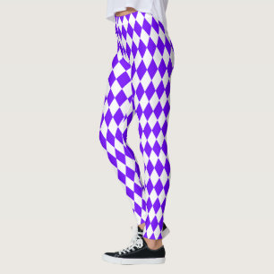 Leggings Arlequin Indigo électrique