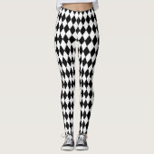 Leggings Arlequin noir (Devant)