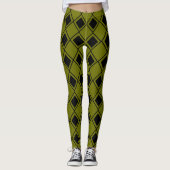 Leggings Arlequin vert (Devant)
