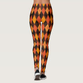 Leggings Arlequin vintage d'Halloween (Dos)