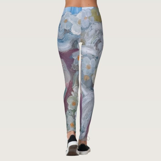 Leggings Armée : Spring Blossom (Dos)