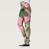 Leggings Armée verte et rose camouflage (Gauche)