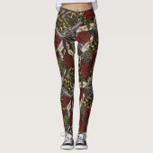 Leggings Armes et fleurs (Devant)