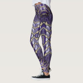 Leggings Armoiries Abstraites Conception d'une jambe (Gauche)