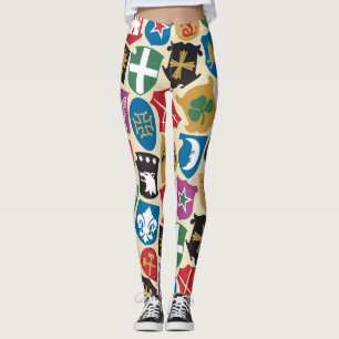 Leggings Armoiries : Arrière - plan héraldique.