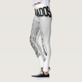 Leggings Armoiries de la Barbade (Gauche)