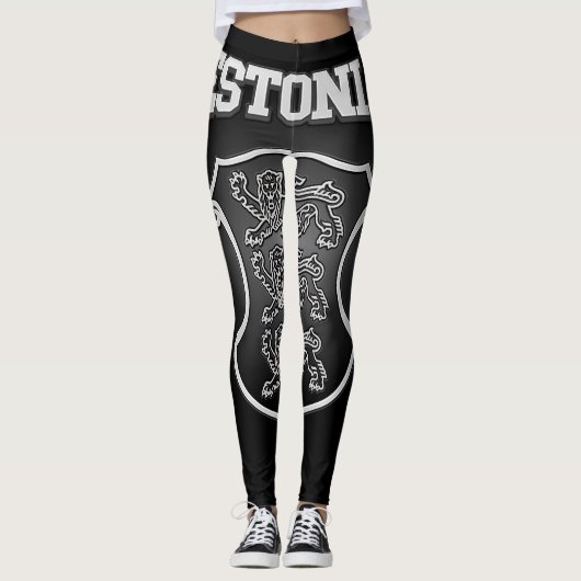 Leggings Armoiries de l'Estonie (Devant)