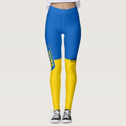 Leggings Armoiries de l'Ukraine (Devant)
